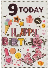 9 Today Happy Birthday